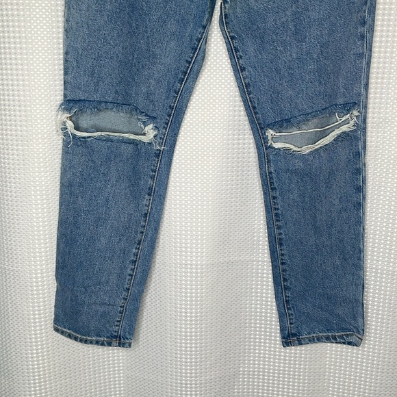 Weworewhat We Wore What The Danielle Jeans Exposed Button Fly High Rise Sz 30 - Picture 5 of 12